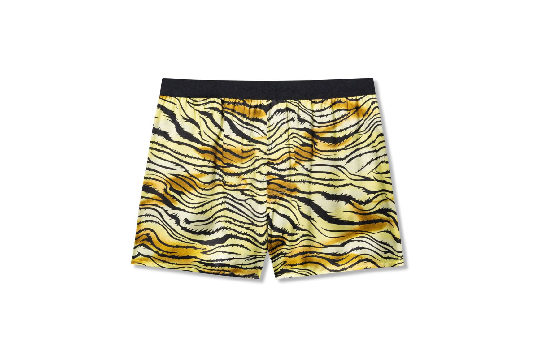 Mens Printed Silk Boxer Shorts In Crazy Zebra Chuochu 4492